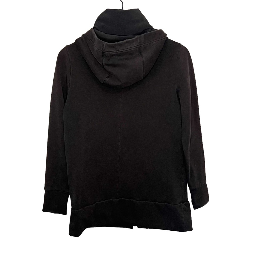 Athleta Victory Long PrimaLoft Hooded Full Zip Jacket in Black S - Picture 3 of 11